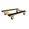 Durastar H-Frame Dolly, 30"x18" H-Frame Dolly, Black Rubber Belting, 4" Duratek 3018HFD-414PPR - alternate 1